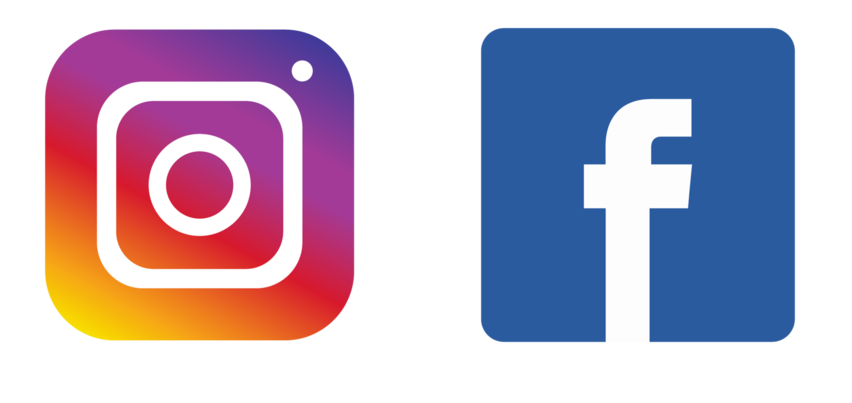 facebook and instagram icons