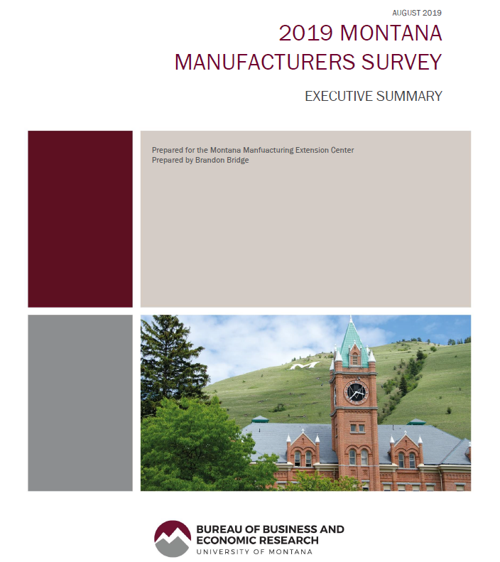 The Bureau of Business & economic Research of the University of Montana prepared the 2019 Manufacturers survey execurive summary for MMEC. The report was prepared by Brandon Bridge. 