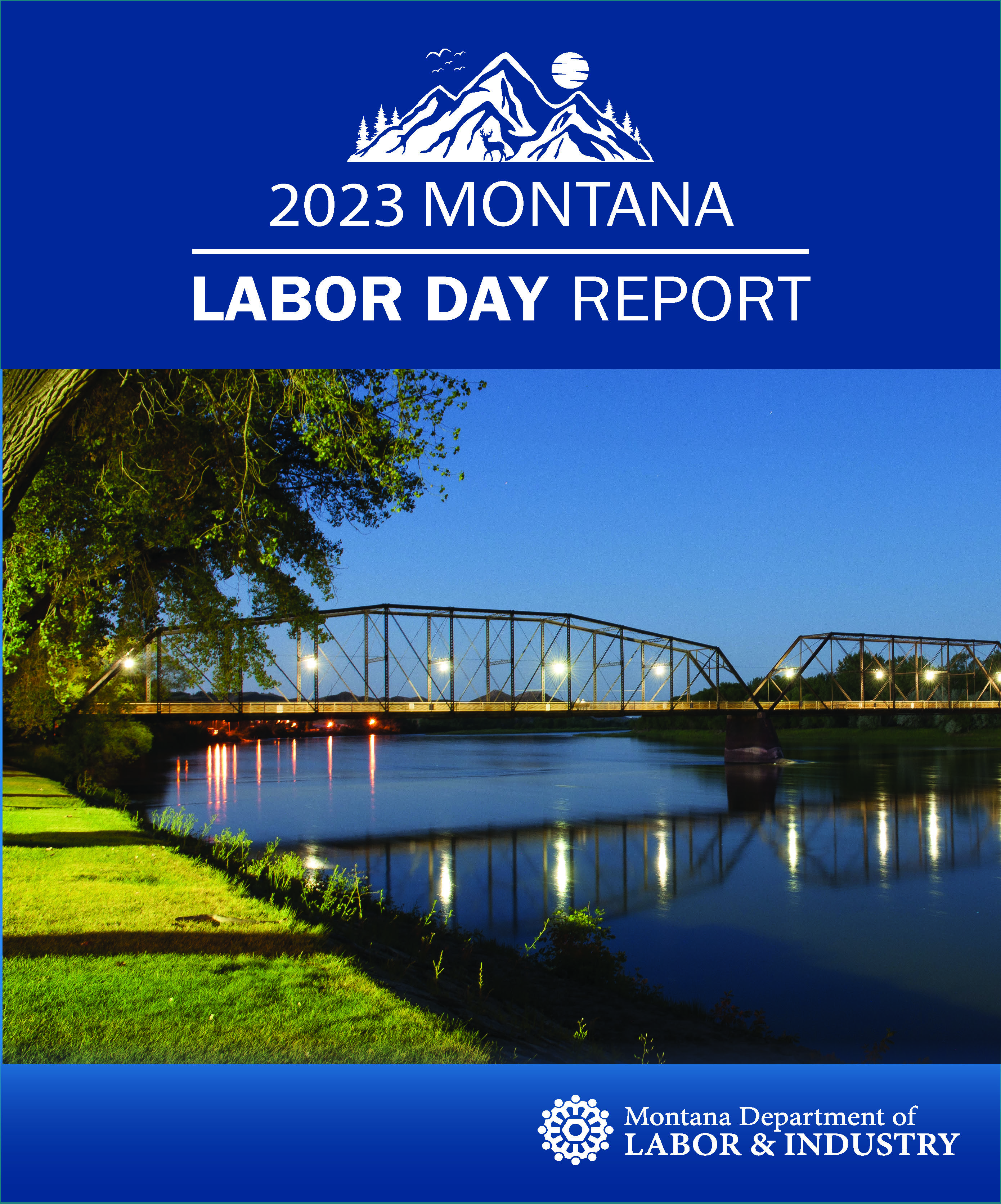 Cover of 2023 Montana Labor Day report