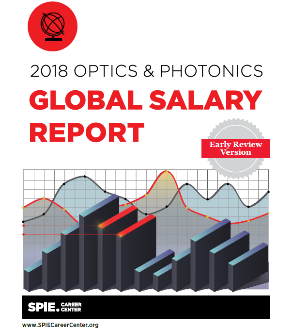 Cover of 2018 Optics & Photonics Global Salary report