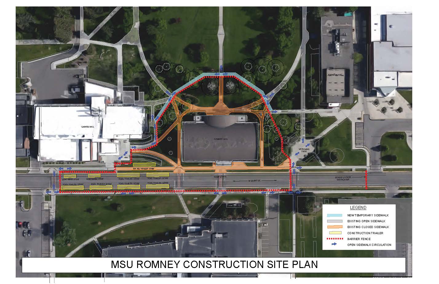 Romney Construction Site Plan