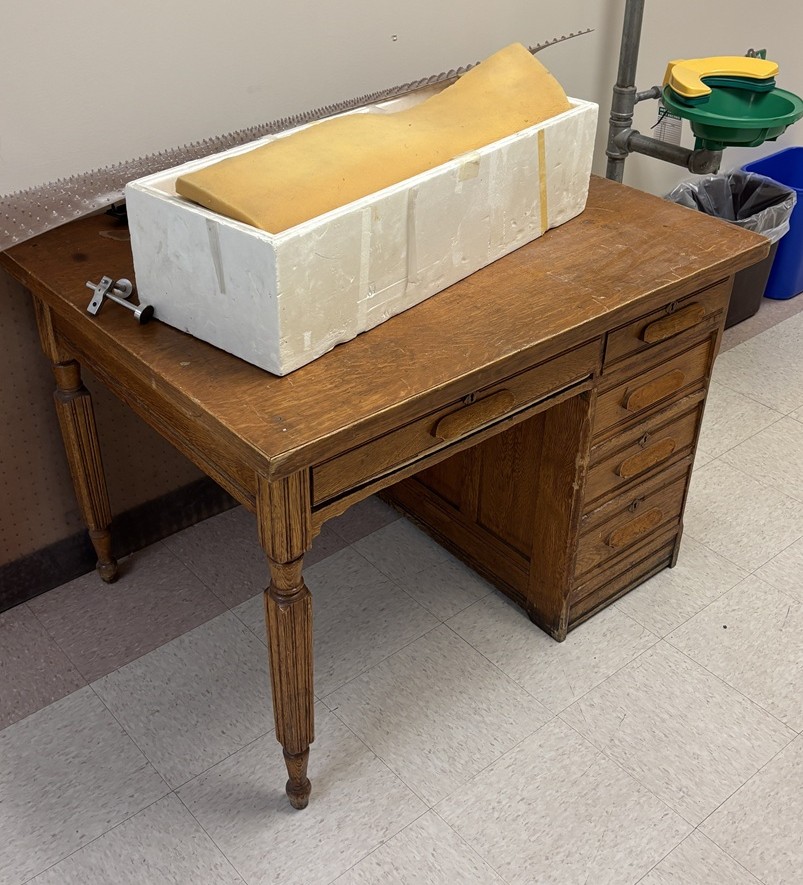 Small wooden desk