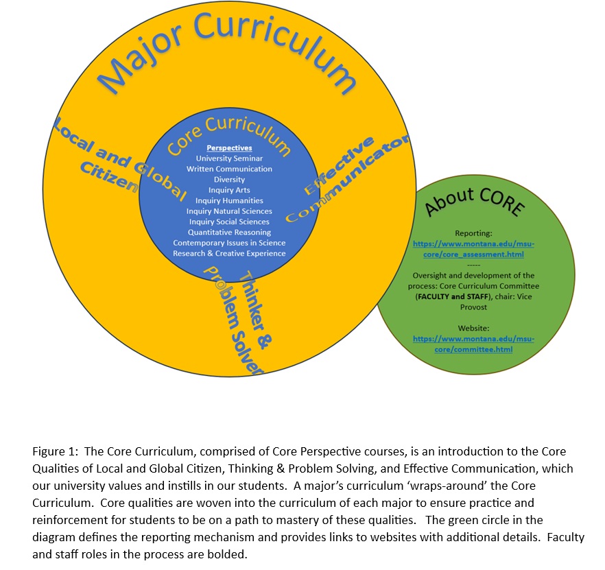 Relationship of the Core curriculum and major curriculum