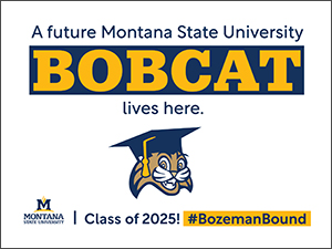 A future Montana State University Bobcat lives here - 24x18