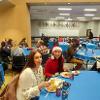 Students enjoying Thanksmas Dinner