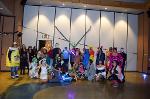 Group of students at the AIC Halloween Party 2023