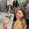 Students enjoying bingo