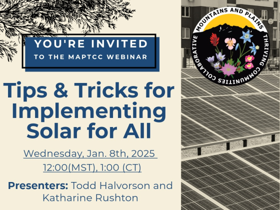 Tips and Tricks for Implementing Solar for All