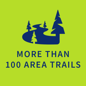 More than 100 area trails | 