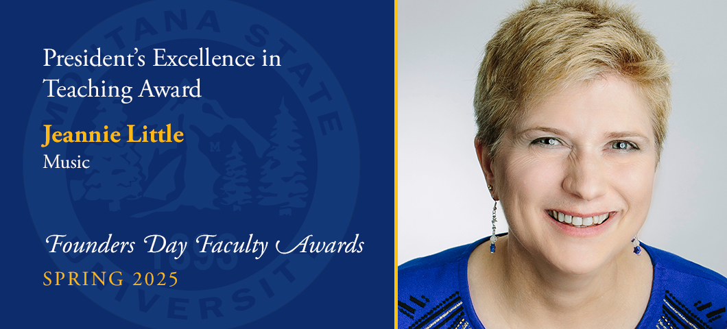 President's Excellence in Teaching Award: Jeannie Little, Founders Day Faculty Awards, Academic Year 2024-25. Portrait of Jeannie Little. | MSU