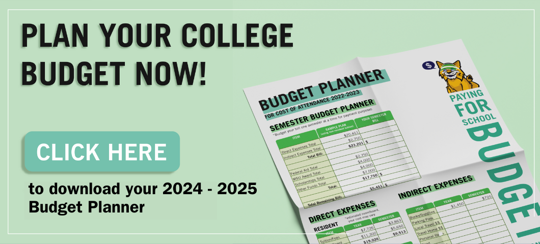 Click here to download your 2024-2025 Budget Planner