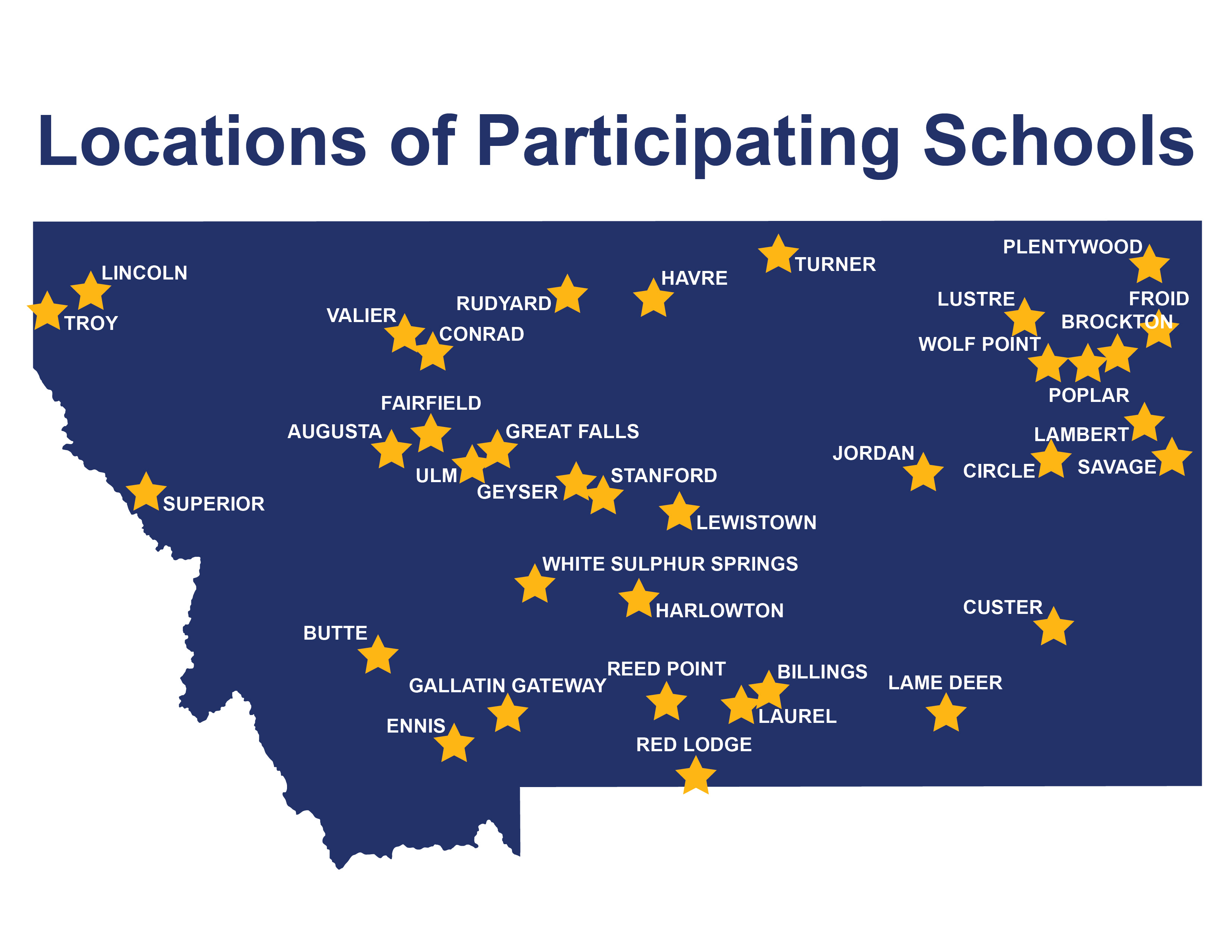 Teach Montana 2020 Map