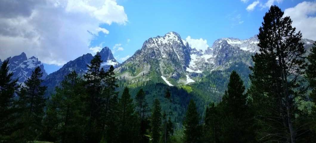 snowy mountains