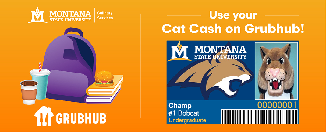 CatCash can be used on Grubhub!