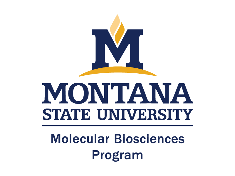 The vertical MSU logo with a unit identifier saying "Molecular Biosciences Program"