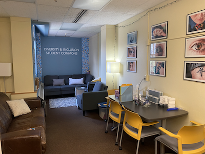 Interior of the Diversity and Inclusion Student Commons