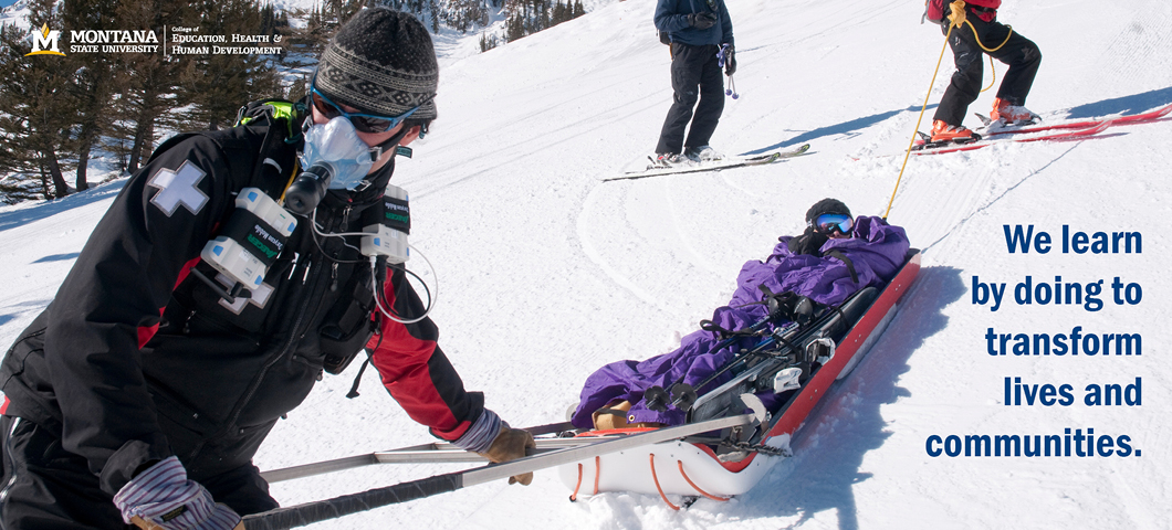 Students have opportunities in Kinesiology research to work with para Nordic skiers, U.S. Biathlon athletes, and more.