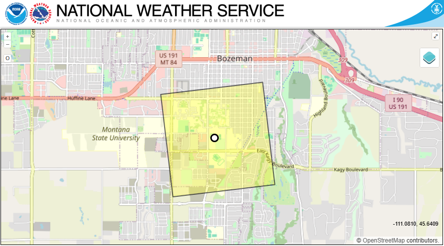 National Weather Service Campus Map