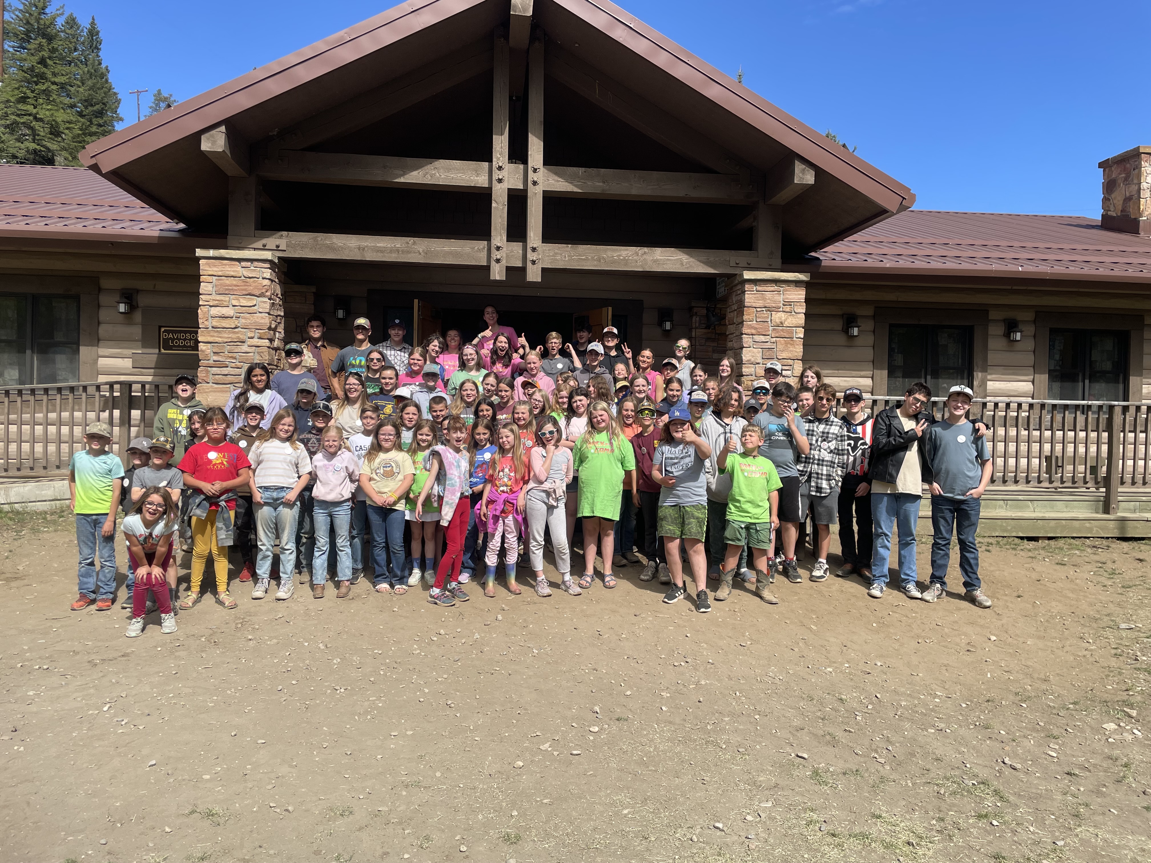 Cascade 4-H members at 4-H Camp