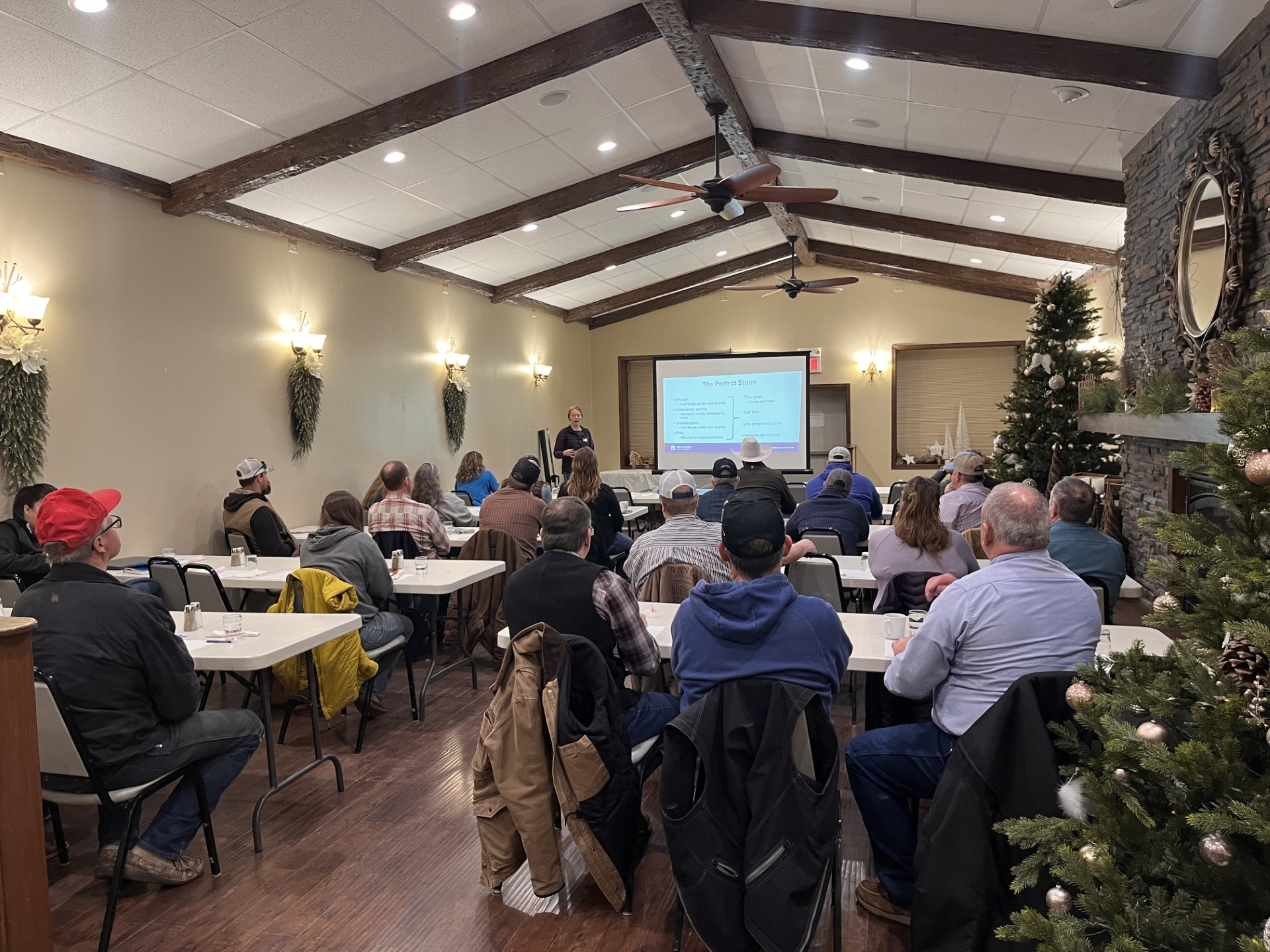 Audience at the Great Northern Hotel for the Annual Jim Schumacher Day 