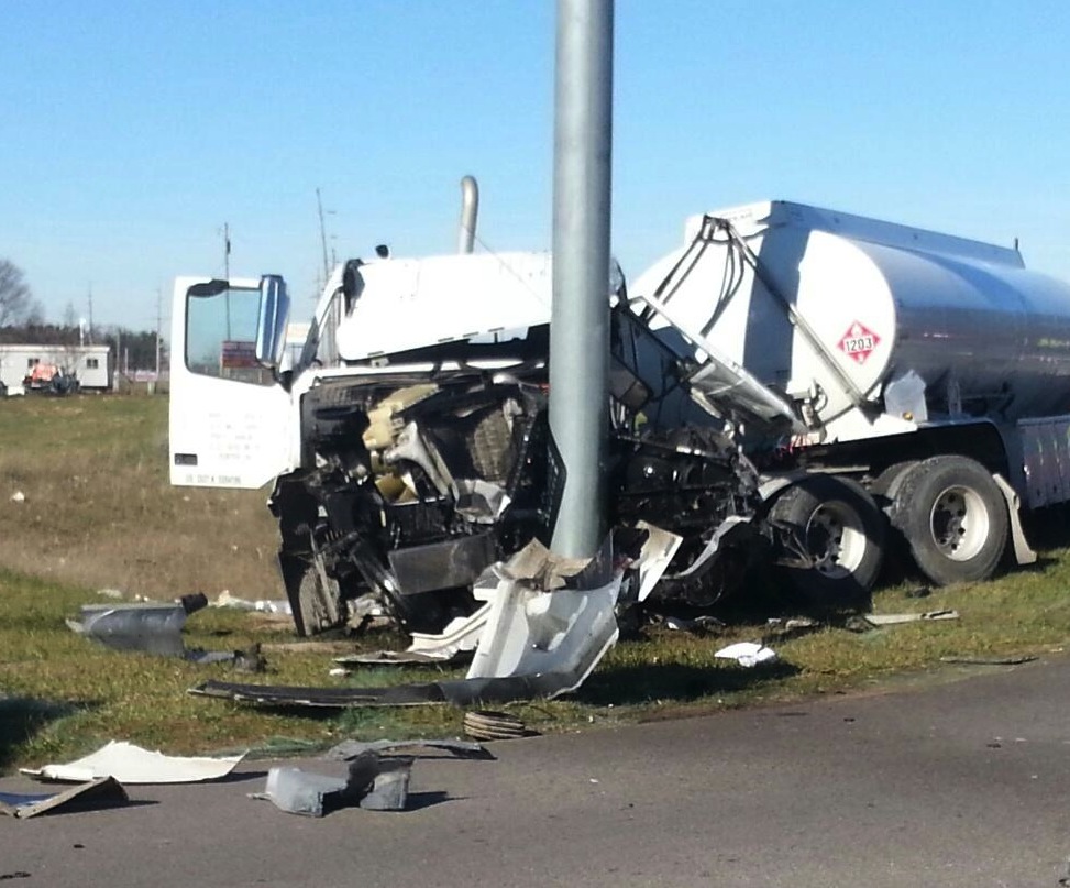 Crashed Gasoline Tanker