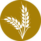 Icon depicting a wheat stalk 