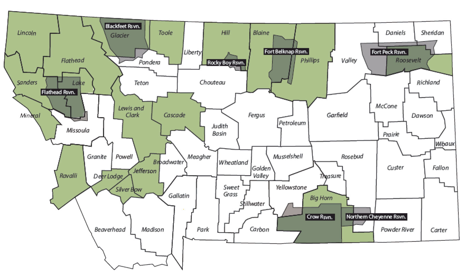 SNAP Ed program impacts map