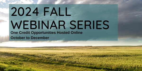 Register for the fall webinar series
