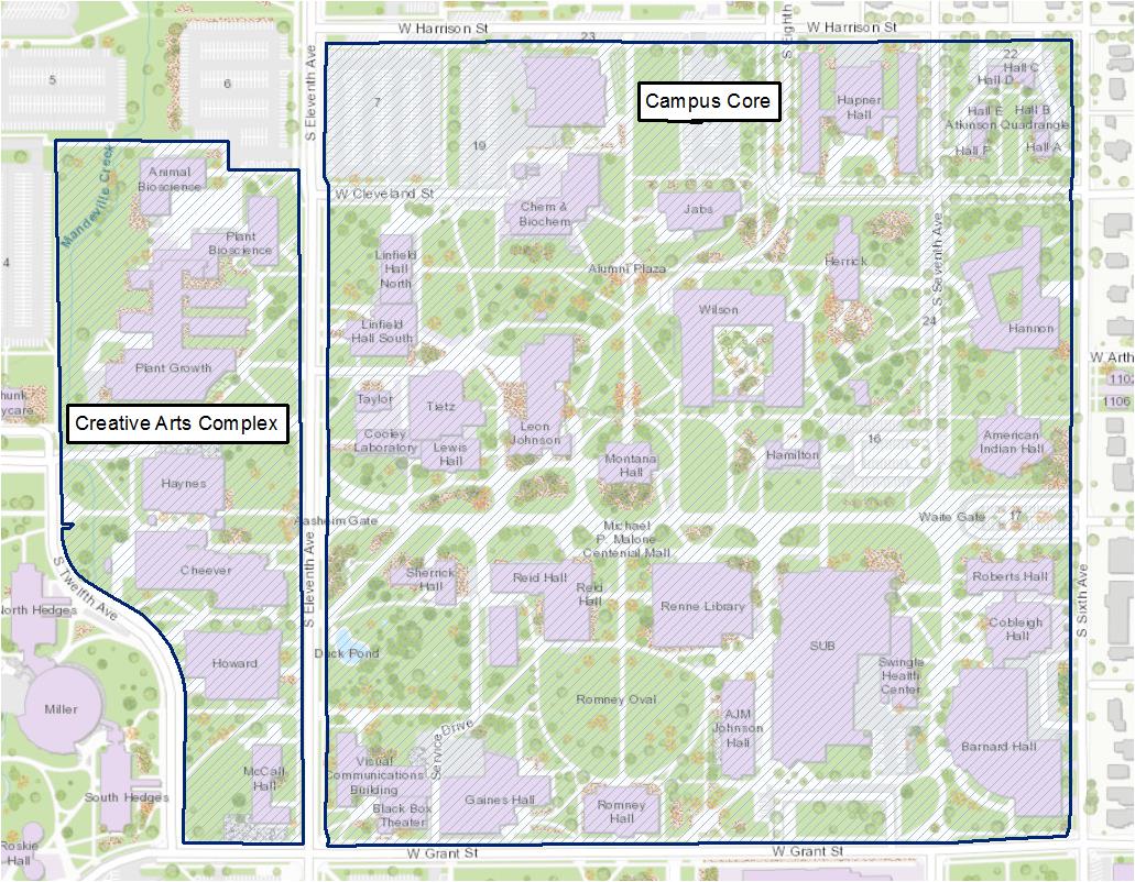 Personal Mobility Device Campus Map