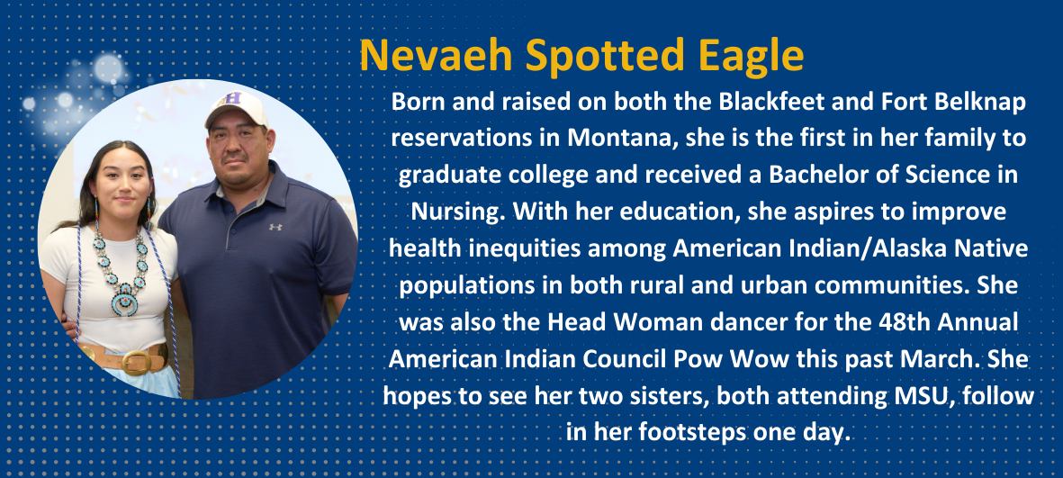 Naveah Spotted Eagle First-Generation Story