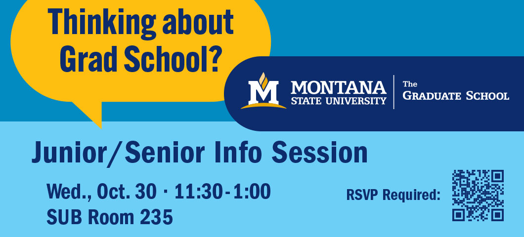 Join the Graduate School on Oct. 30 from 11:30 am to 1 pm and learn more about how to become a successful candidate for the grad school