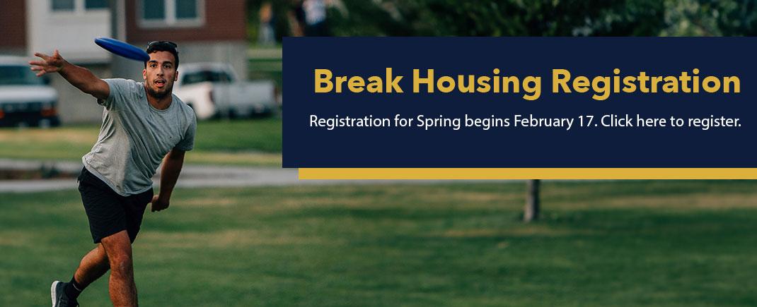 Spring Break Housing 