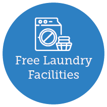 Free laundry facilities