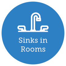 Sinks in rooms