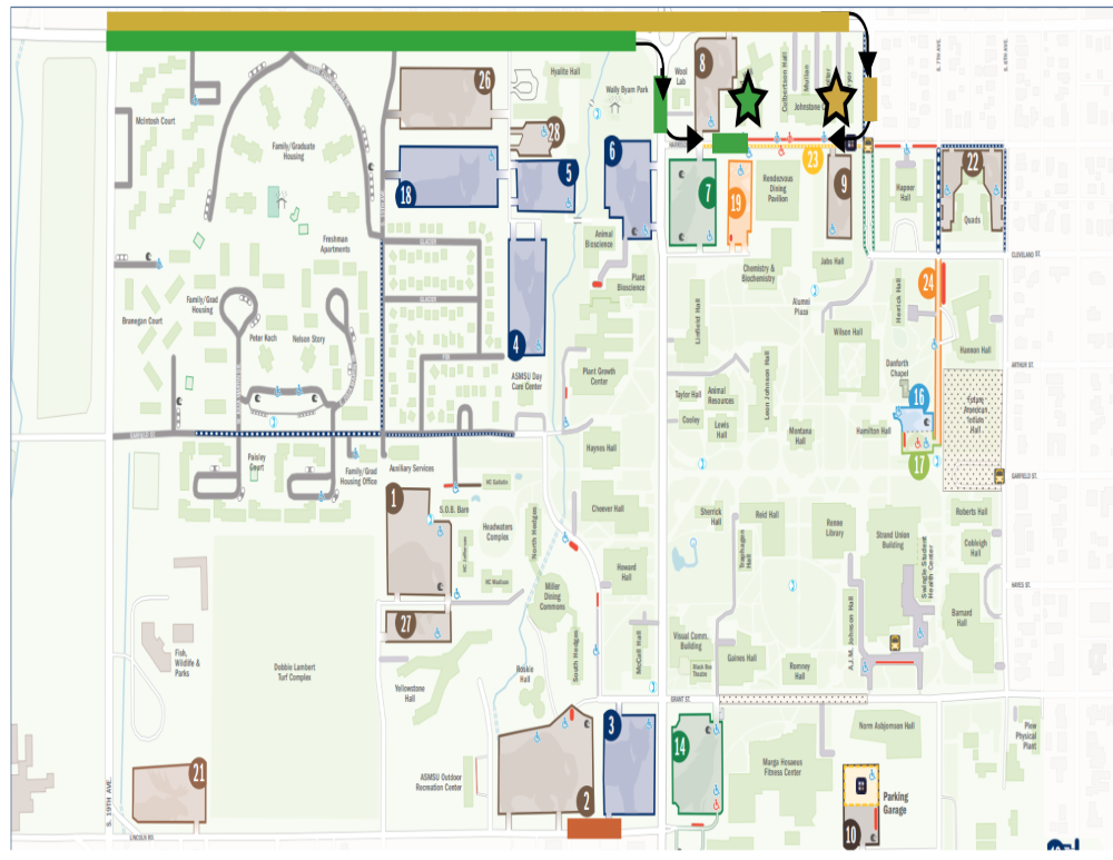 Move-In Maps - University Student Housing | Montana State University