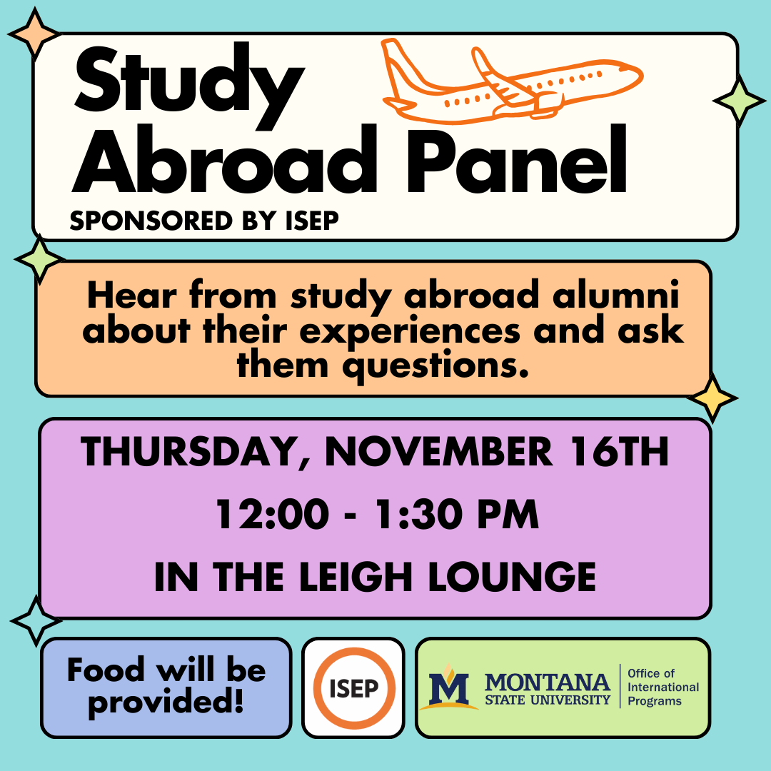 Study Abroad panel poster