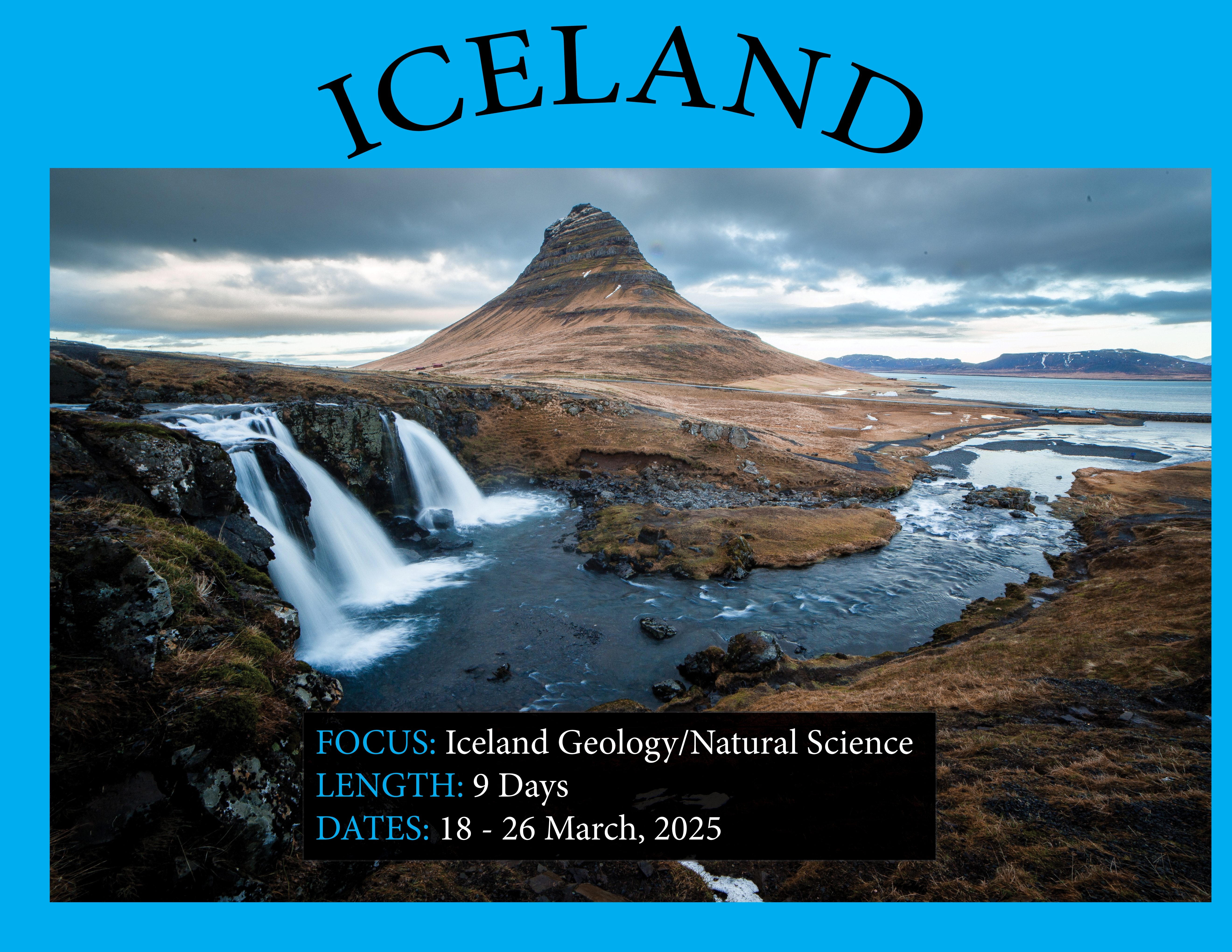 Iceland trip poster