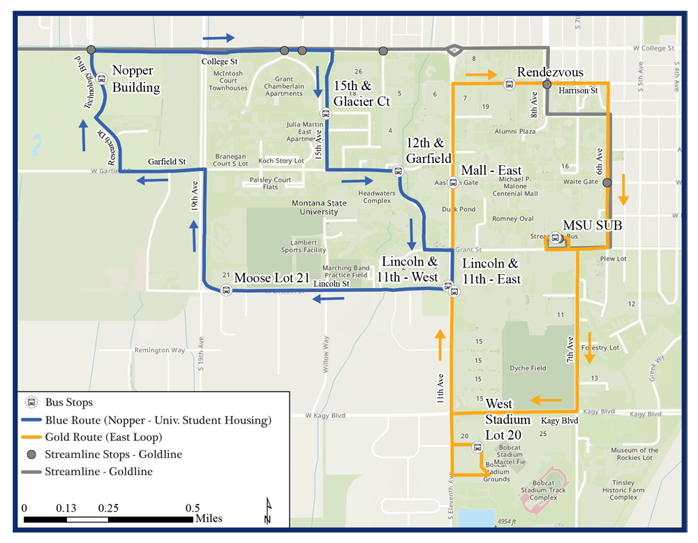 CatTracks Route Map