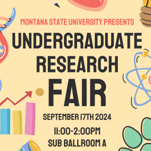 Undergraduate Research Fair Sept. 17