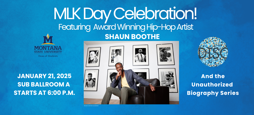 Award-winning hip-hop artist Shaun Boothe. 