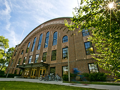 The outside of Romney Hall